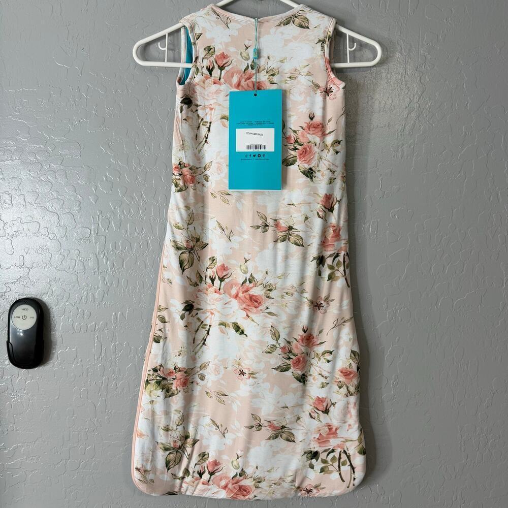 Posh Peanut Sleep Sack, Vintage Pink Rose, 6-18M 1.0 TOG - Picture 2 of 8